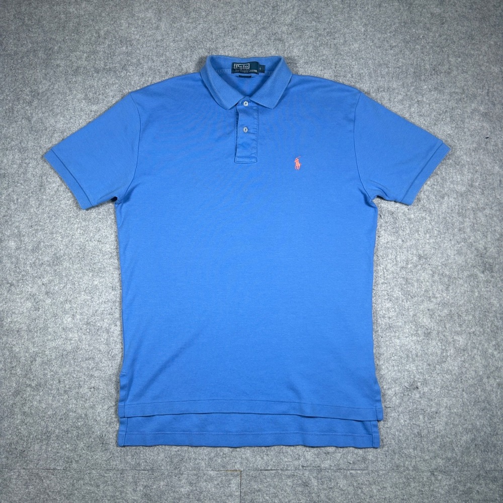 Polo Ralph Lauren Polo Shirt Mens Small Blue Classic Fit preppy Pony logo 90s‎